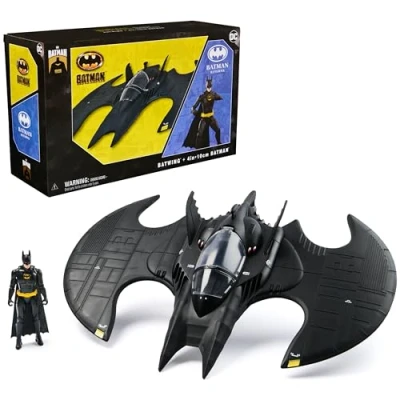 Afbeelding van DC Batman 85th Anniversary 1992 Returns Batwing en 10 cm grote set Limited Edition