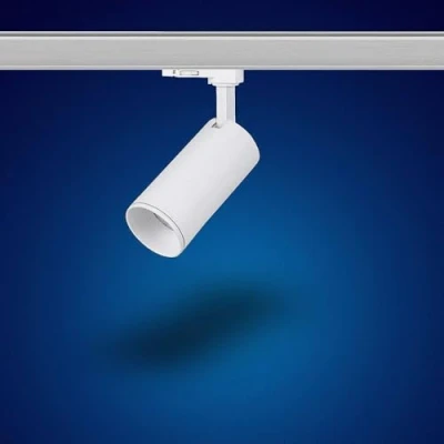 Afbeelding van Mextronic 3 fasen LED spot voor stroomrails/railsysteem (GU10) draai en zwenkbaar GU10 lampen