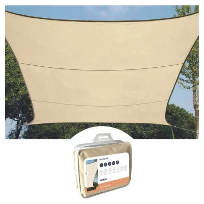 Afbeelding van Schaduwdoek vierkant Perel 3.6 x meter (Waterafstotend, Crème)
