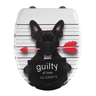 Afbeelding van WENKO Toiletzitting Guilty Dog