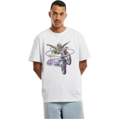 Afbeelding van Mister Tee Moto GT Oversize Heren T shirt M Wit
