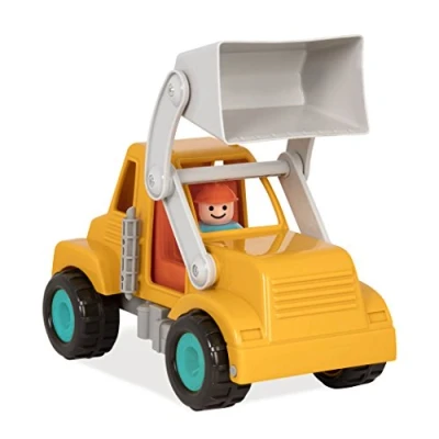 Afbeelding van Battat BT2508Z Front Loader speelgoed vrachtwagen,geel