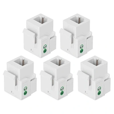 Afbeelding van CAT3 telefoonaansluiting, RJ11 telefoon Keystone aansluiting Telefoonlijnconnectorkoppeling met stofkap