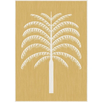 Afbeelding van Buitenkleed Breeze geel/okergeel Interieur05 200 x 290 cm (L)