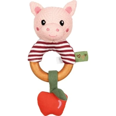 Afbeelding van Coppenrath Little Houten ringrammelaar varken Wonder