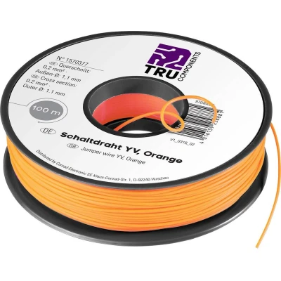 Afbeelding van TRU COMPONENTS 1567892 Schakeldraad Yv 1 x 0.20 mm² Rood 50 m
