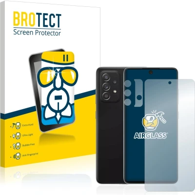 Afbeelding van BROTECT Screenprotector voor Samsung Galaxy A52 5G (Voor+Camera) Folie Beschermfolie Beschermglas transparant