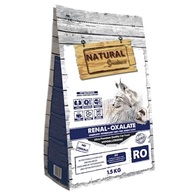 Afbeelding van Natural greatness Diet Vet Cat Renal Oxalate 1.5kg