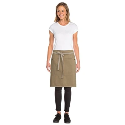 Afbeelding van Chef Works Urban Austin Denim Standaard Sloof Naturel BB019 Horeca &amp; Professioneel