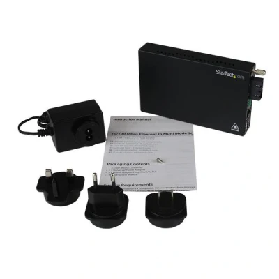 Afbeelding van StarTech.com 10/100 Mbit Multi Mode Glasvezel Converter SC 2 km