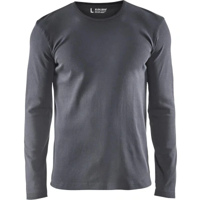 Afbeelding van Blaklader T shirt lange mouw 3314 1032 grijs mt M