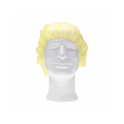 Afbeelding van Haarnetjes CMT Haarnet Bouffant Cap PP Non Woven Geel Maat M 50cm