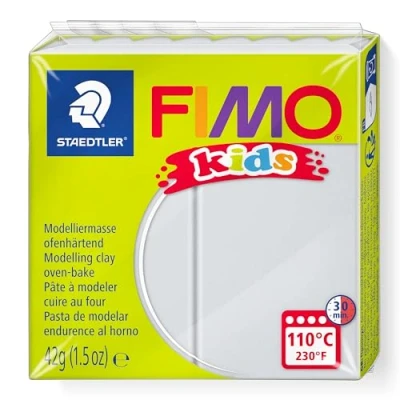 Afbeelding van Fimo kids boetseerklei 42 g licht grijs