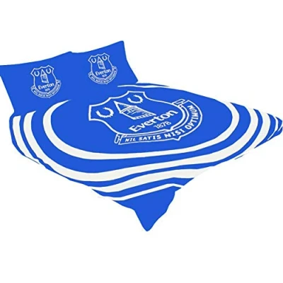 Afbeelding van Everton FC Pulse dekbedovertrek (Blue/White) 2 persoons met kussenslopen