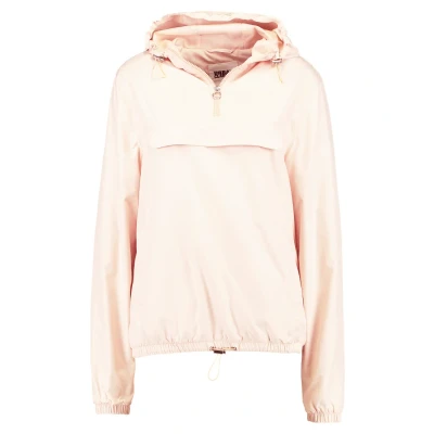 Afbeelding van Urban Classics Basic Windjack, Dames, Maat: XS, Light pink