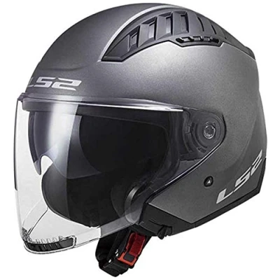 Afbeelding van LS2, motorcycle jet helmet Copter mat titanium, M