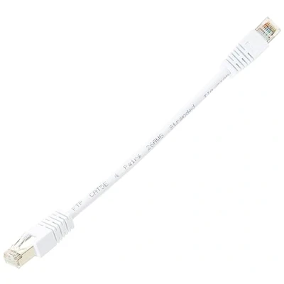 Afbeelding van RJ45 to Cat5e S/FTP Ethernet Patchkabel 0,2 m Wit