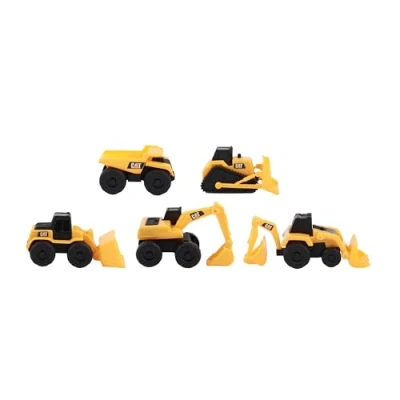 Afbeelding van CAT Bouw Kleine Machines 5 pak Assortiment 82150, Geel