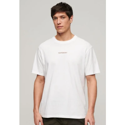 Afbeelding van Superdry Micro LOGO Graphic Loose Tshirt basic, Heren, Maat: Large, Brilliant white