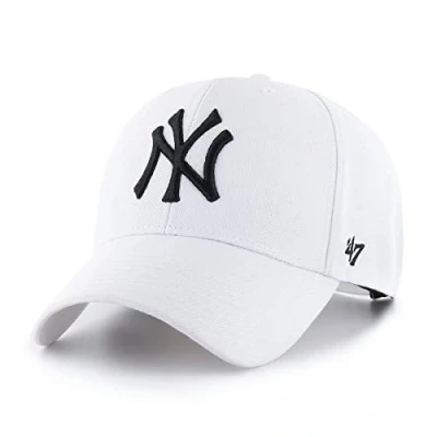 Afbeelding van &#039;47 MLB NEW YORK Yankees Snapback Unisex Pet, Maat: One Size, White