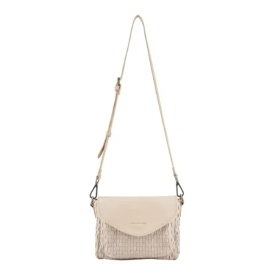 Afbeelding van FREDsBRUDER Schoudertas Natural Flow Crossbag With Flap Oat Milk Crème