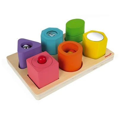 Afbeelding van Janod I Wood vorm en geluid puzzel