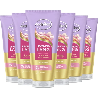 Afbeelding van Andrelon Levendig Lang 1 min Masker 180ml​