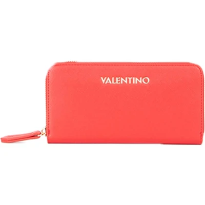 Afbeelding van VALENTINO Portemonnee Zero Re Zip Wallet Rosso Rood