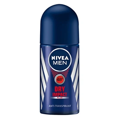 Afbeelding van Nivea Men Deodorant Roll on „Dry Impact Plus, anti transpirant, set van 3 stuks (3 x 50 ml)