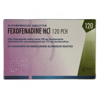 Afbeelding van Fexofenadine Hcl Pch Tablet Omhuld 120mg