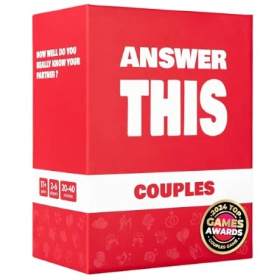 Afbeelding van Answer This Couples Hoe Goed Ken Jij Je Partner? Relatie en Gespreksspel voor Date Night of Feestje Leuk Cadeau Jubileum &amp; Valentijnsdag