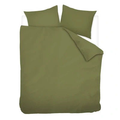 Afbeelding van Snoozing Sade Dekbedovertrek Extra breed 260x200/220 cm Groen