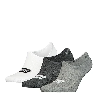 Afbeelding van Levi&#039;s Uniseks footie (verpakking van 3 stuks), Grey Combo, 39 42 EU