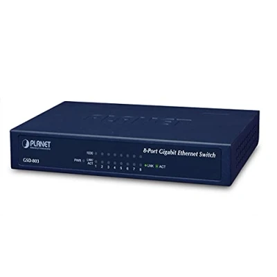 Afbeelding van Action GSD 803 1000T 8P Planet Switch (10/100/1000Mbps, 8 poort)