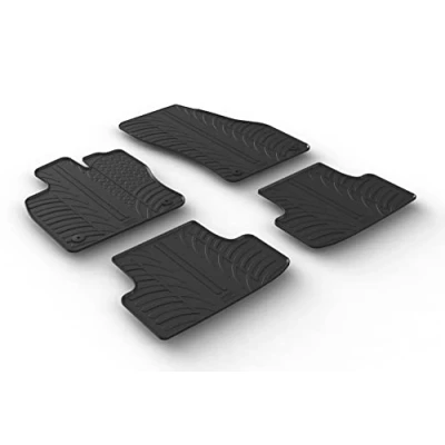 Afbeelding van Gledring Rubbermatten passend voor Seat Ateca 5/2016 (T profiel 4 delig + montageclips)