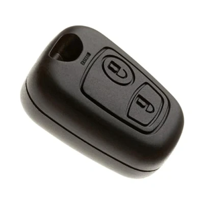 Afbeelding van Jongo Behuizing zonder lemmet Compatibel met Peugeot 406 en Partner I (2000 tot 2008) 1x CR2016 Batterij Autosleutelbehuizing Plip Utility Afstandsbediening 2 Knoppen