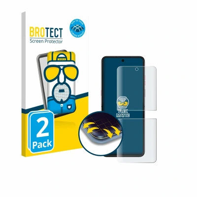 Afbeelding van BROTECT Screenprotector voor Motorola Razr 60 Ultra Folie Beschermfolie matte volledig dekking (2 Stuks)