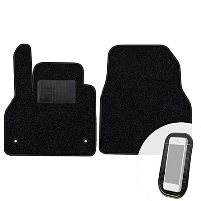Afbeelding van moto MOLTICO Automatten Velours Autofrontmat Set van 2 Matten Voor de Voorkant Auto Bijpassend Renault Kangoo II ab 2008