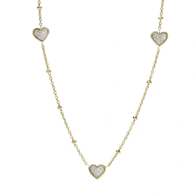 Afbeelding van Fossil Damesketting 40 + 5 cm Staal