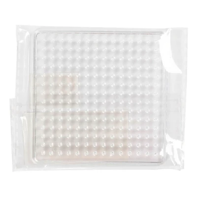 Afbeelding van Creativ Company Strijkkralenbordje Helder 7x7cm, 1st.