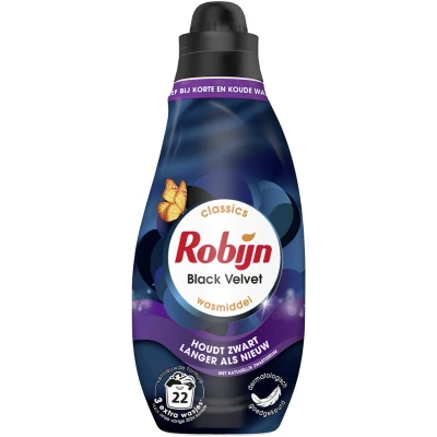Afbeelding van Robijn Klein &amp; Krachtig Classics Vloeibaar Wasmiddel Black Velvet 22 wasbeurten