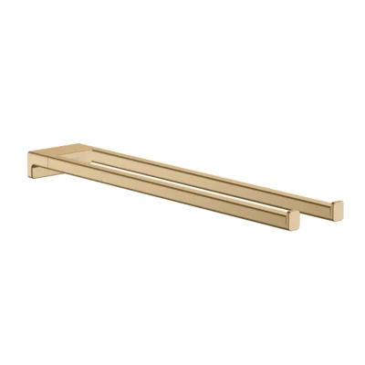 Afbeelding van Hansgrohe AddStoris handdoekhouder 2 lids Brushed