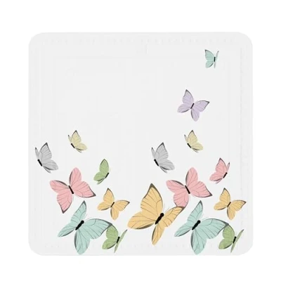 Afbeelding van Kleine Wolke Butterflies Douchemat PVC Foam Multicolor 55 x 3 cm