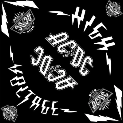 Afbeelding van AC/DC High Voltage Bandana Zwart