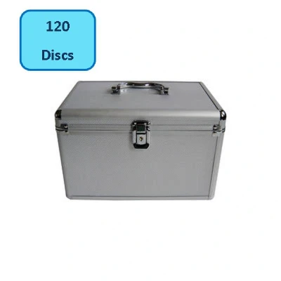 Afbeelding van MediaRange Storage Case voor 120 discs, met opknoping zakken, zilver