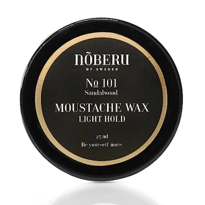 Afbeelding van Nõberu Moustache Wax Light Hold Sandalwood (25ml)