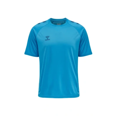 Afbeelding van Hummel XK CORE POLY Tshirt print, Heren, Maat: XXL, Blue danube