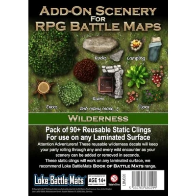 Afbeelding van Loke Static Scenery battle map add on, wilderness