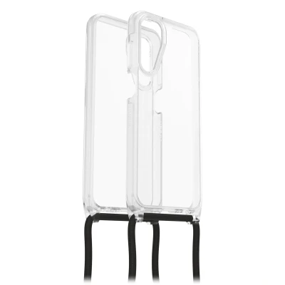 Afbeelding van Samsung Galaxy A15 (5G) Hoesje Kunststof OtterBox Backcover met koord/Hardcase/Koordhoesje Transparant Telefoonhoesje