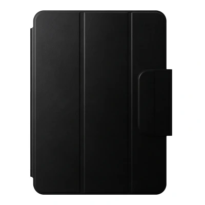 Afbeelding van Apple iPad Pro 11 (2024) M4 Hoes: Nomad Leather Folio Bookcase Black Echt Leder Tablet Hoezen